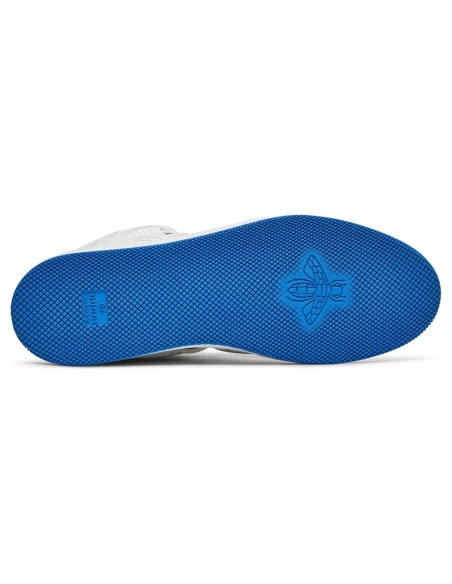 Gucci Basket High Sneaker White Blue,GUCCI SHOES Reps,Other Brand Reps Sneakers