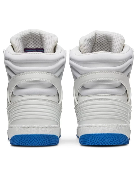 Gucci Basket High Sneaker White Blue,GUCCI SHOES Reps,Other Brand Reps Sneakers