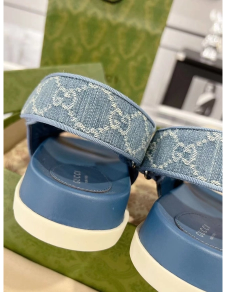 GUCCI SANDAL WITH DOUBLE G,GUCCI SHOES Reps,Other Brand Reps Sneakers