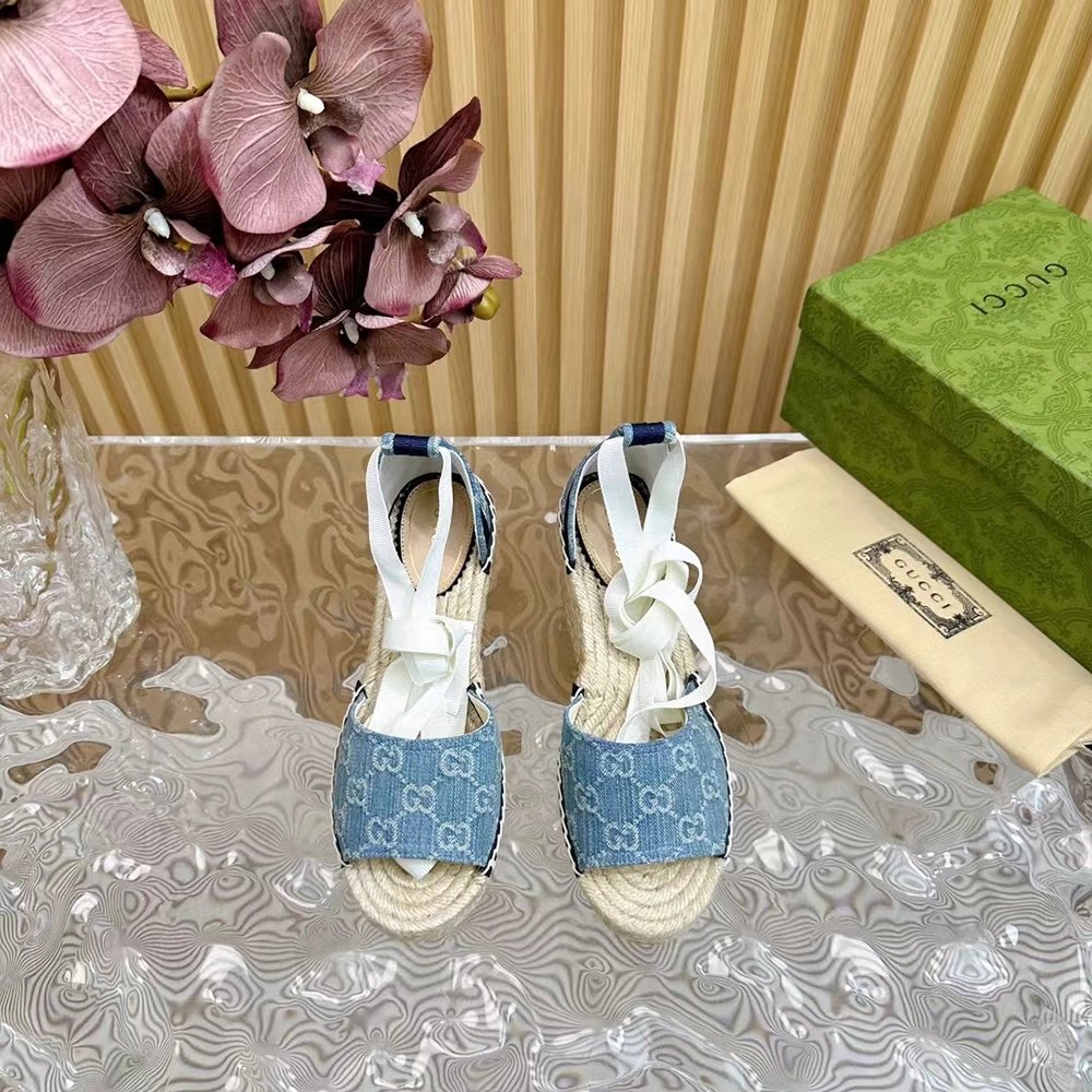 WOMENS GG PLATFORM ESPADRILLE H:8cm,GUCCI SHOES Reps,Other Brand Reps Sneakers