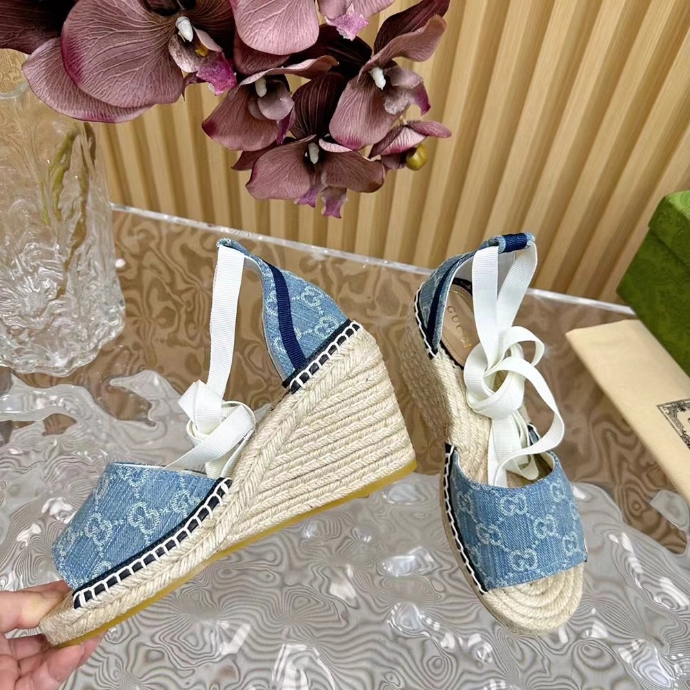 WOMENS GG PLATFORM ESPADRILLE H:8cm,GUCCI SHOES Reps,Other Brand Reps Sneakers