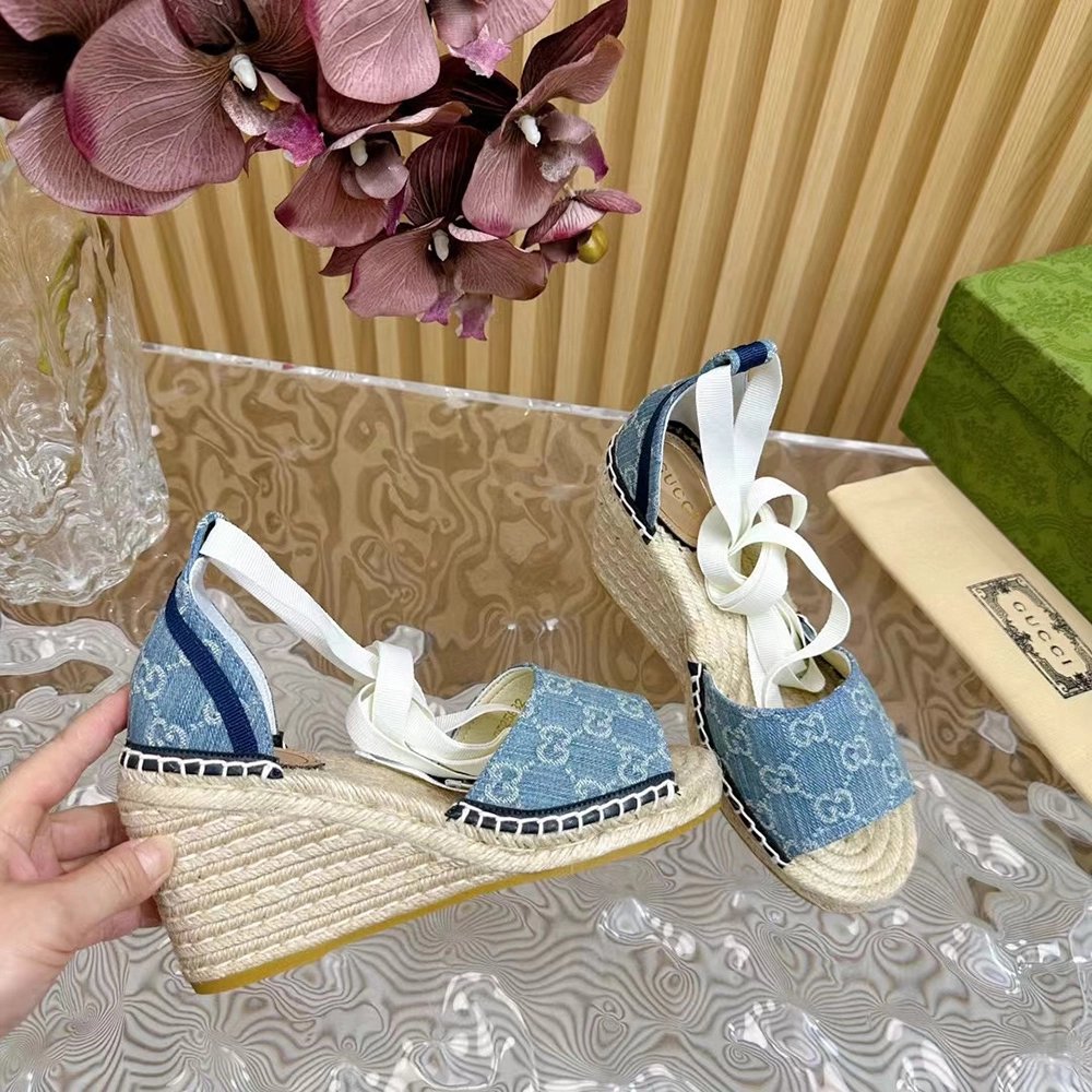 WOMENS GG PLATFORM ESPADRILLE H:8cm,GUCCI SHOES Reps,Other Brand Reps Sneakers