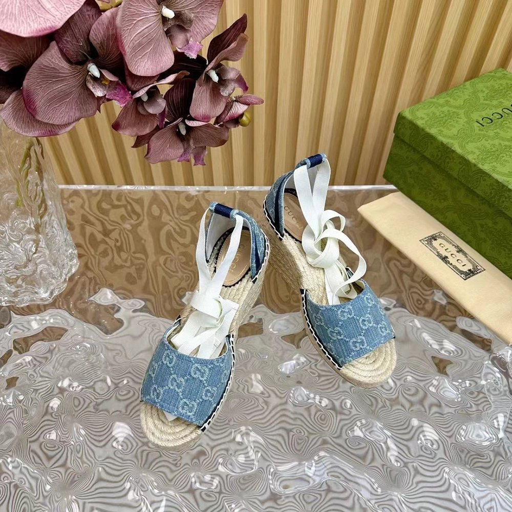 WOMENS GG PLATFORM ESPADRILLE H:8cm,GUCCI SHOES Reps,Other Brand Reps Sneakers