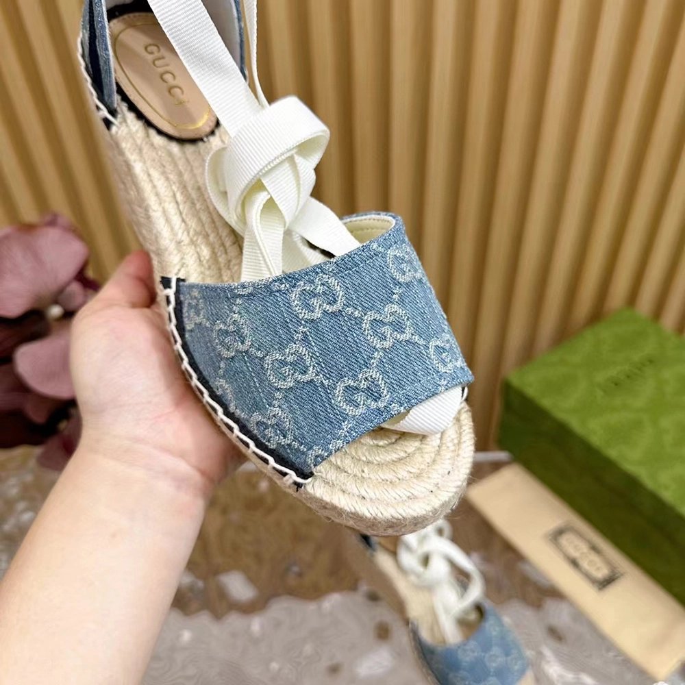 WOMENS GG PLATFORM ESPADRILLE H:8cm,GUCCI SHOES Reps,Other Brand Reps Sneakers