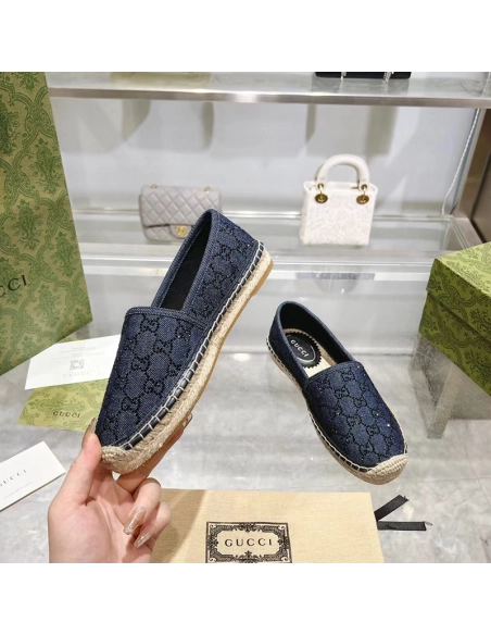 Gucci Womens Espadrille With GG Crystals,GUCCI SHOES Reps,Other Brand Reps Sneakers