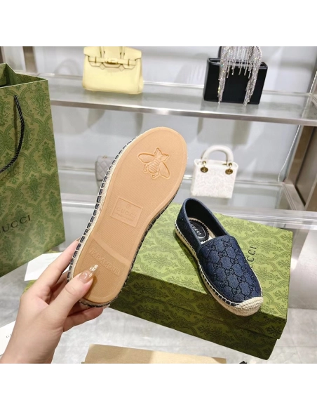 Gucci Womens Espadrille With GG Crystals,GUCCI SHOES Reps,Other Brand Reps Sneakers