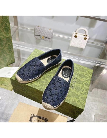 Gucci Womens Espadrille With GG Crystals,GUCCI SHOES Reps,Other Brand Reps Sneakers