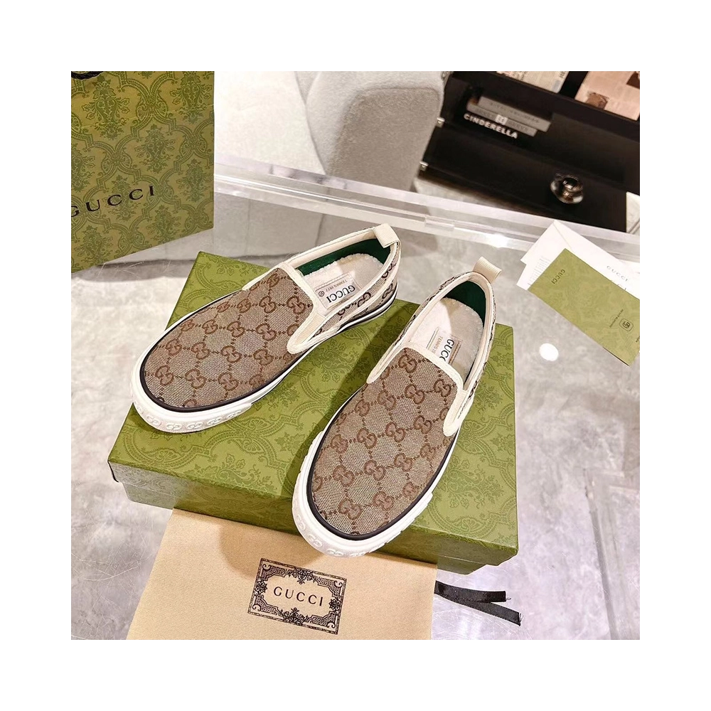 GUCCI TENNIS 1977 SLIPON SNEAKER,GUCCI SHOES Reps,Other Brand Reps Sneakers