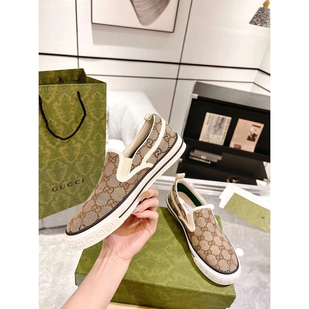 GUCCI TENNIS 1977 SLIPON SNEAKER,GUCCI SHOES Reps,Other Brand Reps Sneakers