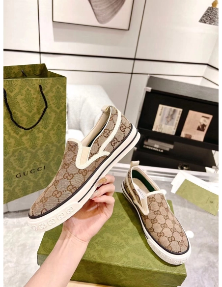 GUCCI TENNIS 1977 SLIPON SNEAKER,GUCCI SHOES Reps,Other Brand Reps Sneakers