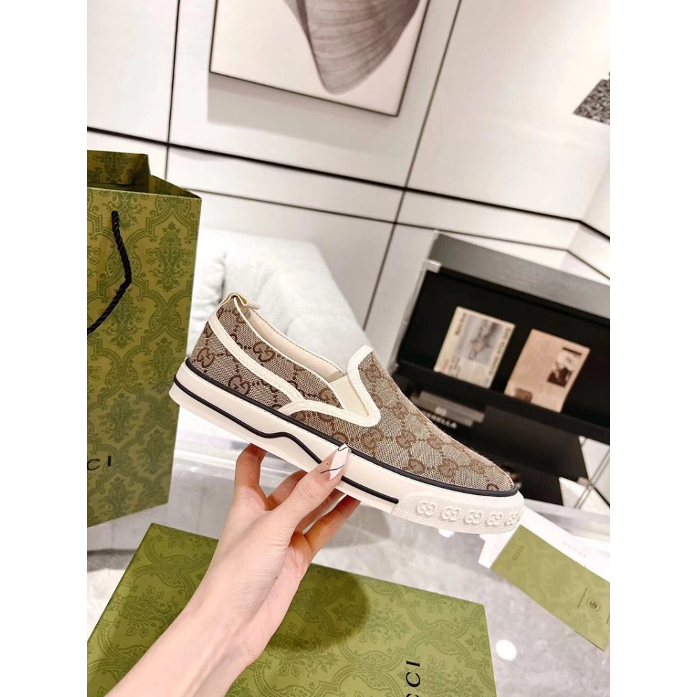 GUCCI TENNIS 1977 SLIPON SNEAKER,GUCCI SHOES Reps,Other Brand Reps Sneakers