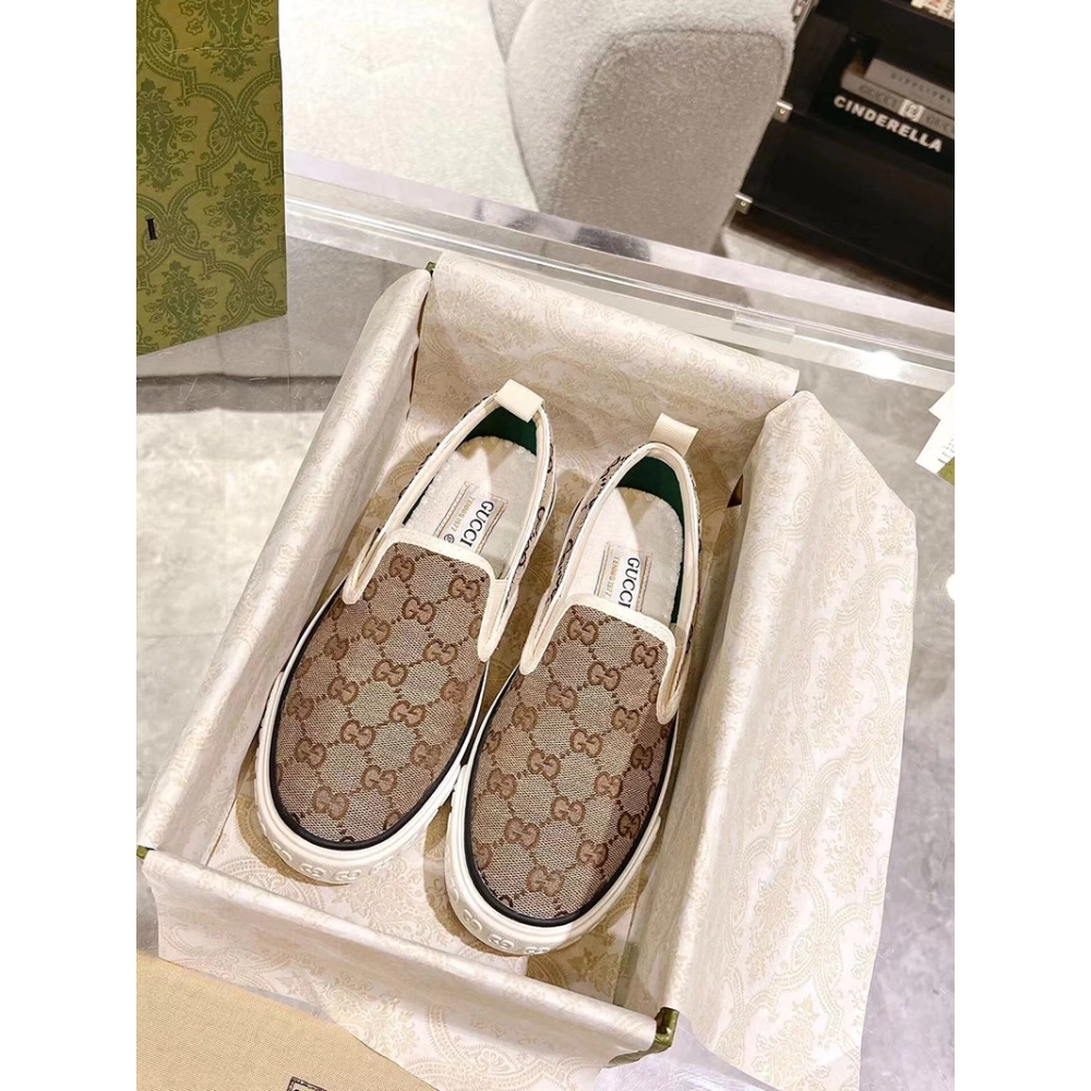 GUCCI TENNIS 1977 SLIPON SNEAKER,GUCCI SHOES Reps,Other Brand Reps Sneakers