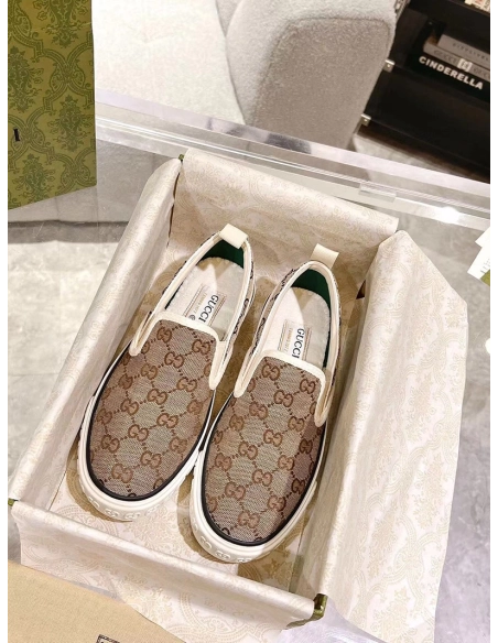 GUCCI TENNIS 1977 SLIPON SNEAKER,GUCCI SHOES Reps,Other Brand Reps Sneakers