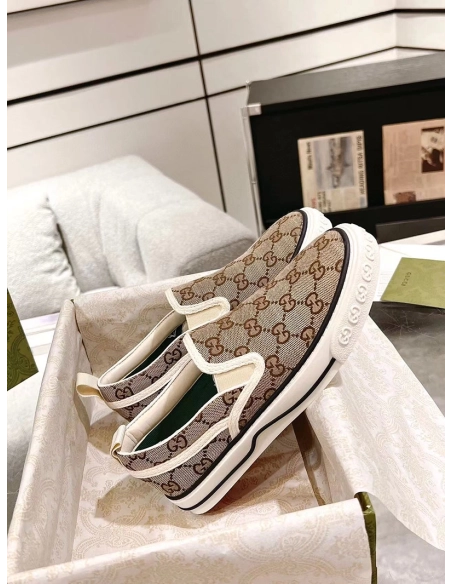 GUCCI TENNIS 1977 SLIPON SNEAKER,GUCCI SHOES Reps,Other Brand Reps Sneakers