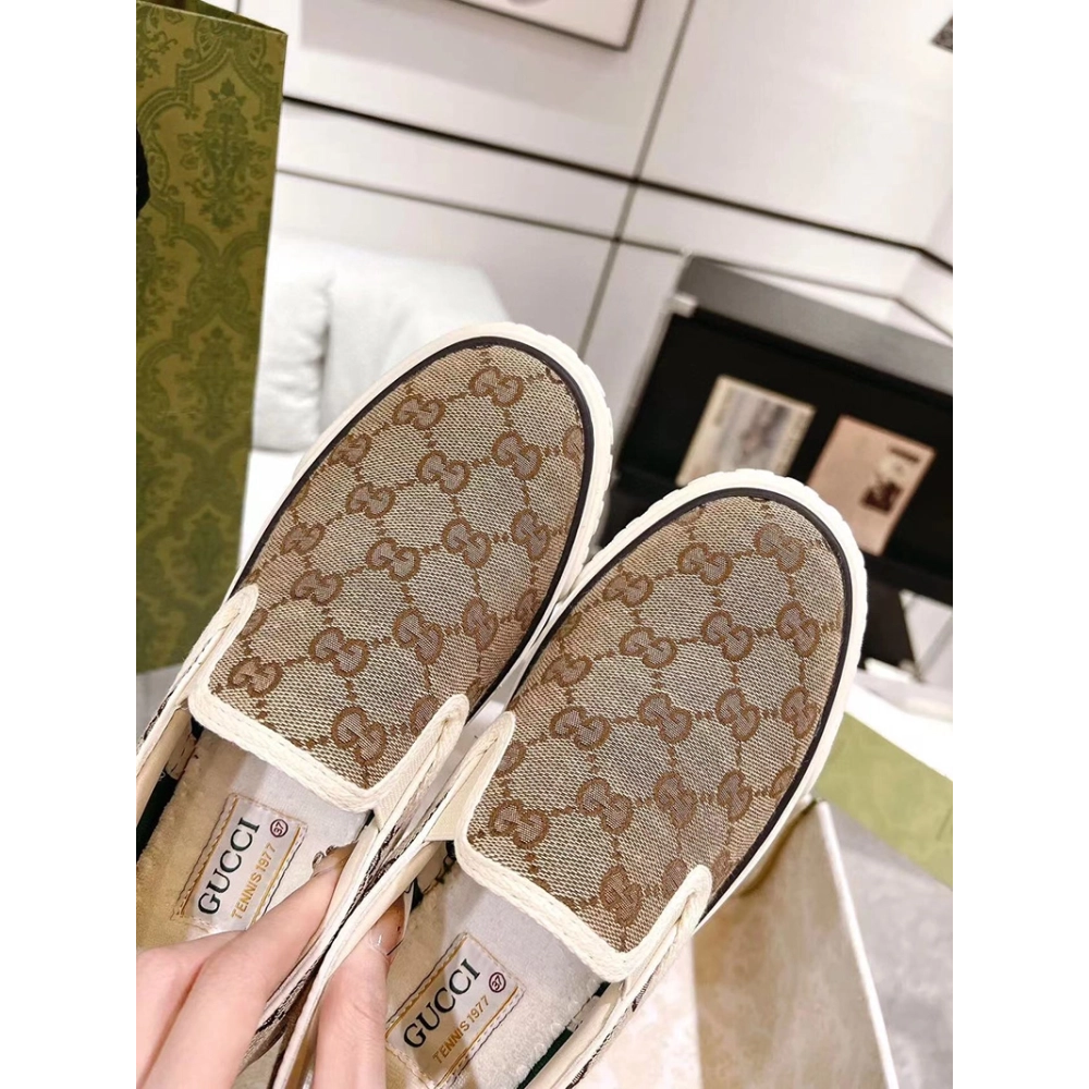 GUCCI TENNIS 1977 SLIPON SNEAKER,GUCCI SHOES Reps,Other Brand Reps Sneakers
