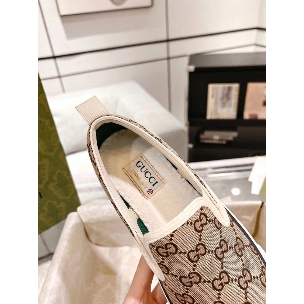 GUCCI TENNIS 1977 SLIPON SNEAKER,GUCCI SHOES Reps,Other Brand Reps Sneakers