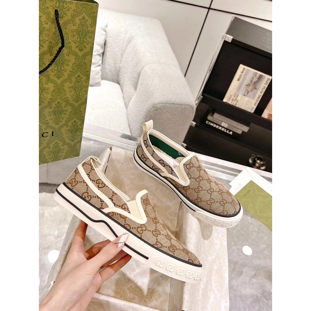 GUCCI TENNIS 1977 SLIPON SNEAKER,GUCCI SHOES Reps,Other Brand Reps Sneakers