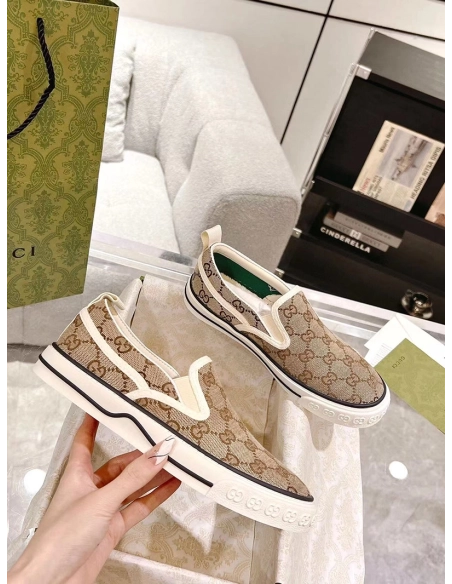 GUCCI TENNIS 1977 SLIPON SNEAKER,GUCCI SHOES Reps,Other Brand Reps Sneakers