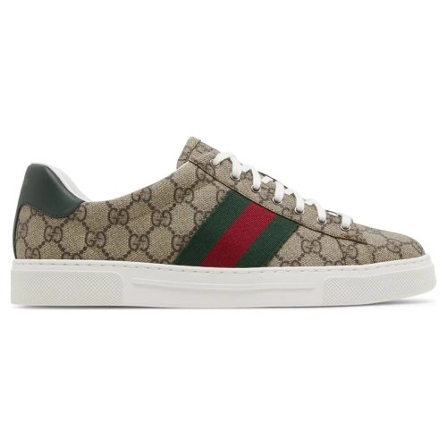 Gucci Ace GG Crystal Canvas Beige,GUCCI SHOES Reps,Other Brand Reps Sneakers