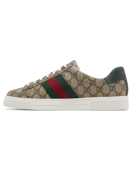 Gucci Ace GG Crystal Canvas Beige,GUCCI SHOES Reps,Other Brand Reps Sneakers