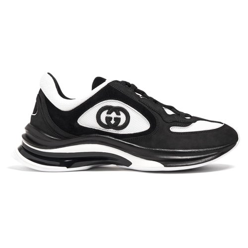Gucci Run sneaker in black suede,GUCCI SHOES Reps,Other Brand Reps Sneakers