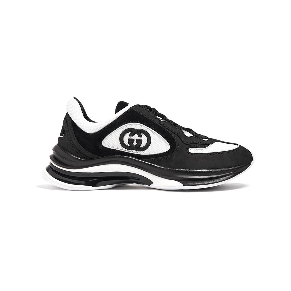 Gucci Run sneaker in black suede,GUCCI SHOES Reps,Other Brand Reps Sneakers