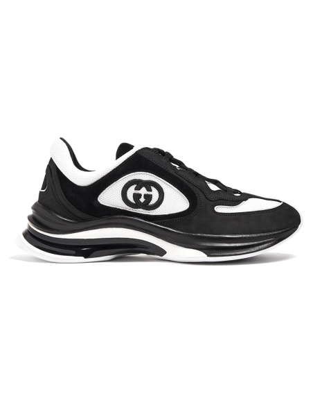 Gucci Run sneaker in black suede,GUCCI SHOES Reps,Other Brand Reps Sneakers