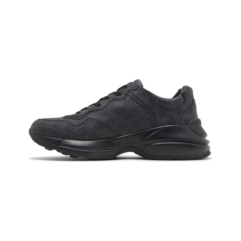 Gucci GG Rhyton Black Monogram,GUCCI SHOES Reps,Other Brand Reps Sneakers