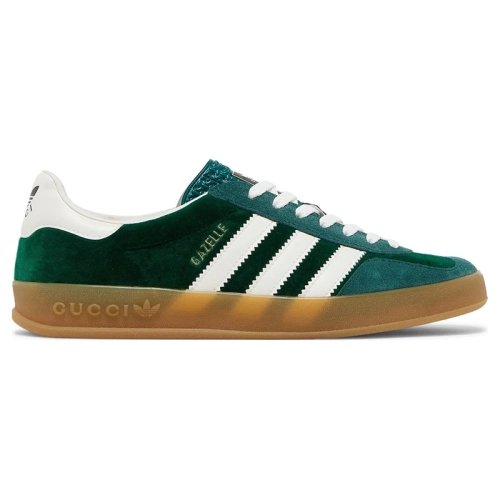 Adidas x Gucci Gazelle Green Suede,GUCCI SHOES Reps,Other Brand Reps Sneakers