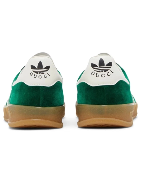 Adidas x Gucci Gazelle Green Suede,GUCCI SHOES Reps,Other Brand Reps Sneakers