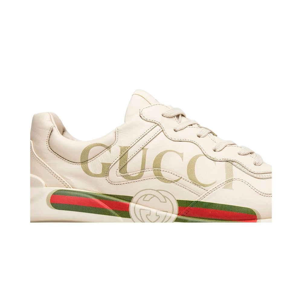 Gucci Rhython Leather Sneaker Logo,GUCCI SHOES Reps,Other Brand Reps Sneakers