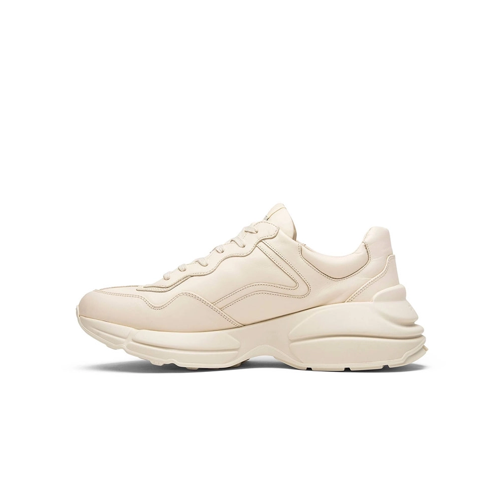 Gucci Rhython Leather Sneaker Logo,GUCCI SHOES Reps,Other Brand Reps Sneakers