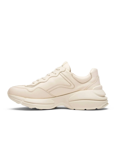 Gucci Rhython Leather Sneaker Logo,GUCCI SHOES Reps,Other Brand Reps Sneakers