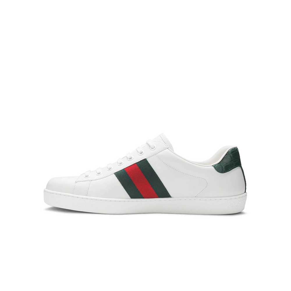Gucci Ace Leather White,GUCCI SHOES Reps,Other Brand Reps Sneakers