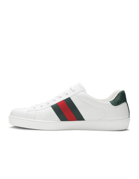 Gucci Ace Leather White,GUCCI SHOES Reps,Other Brand Reps Sneakers