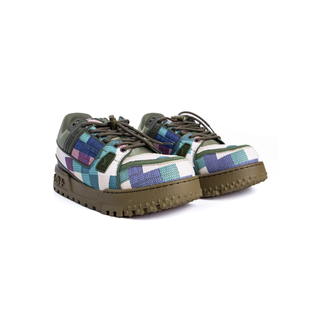 Louis Vuitton Trainer Maxi Damoflage,Louis Vuitton Maxi,LOUIS VUITTON Reps Sneakers,Other Brand Reps Sneakers