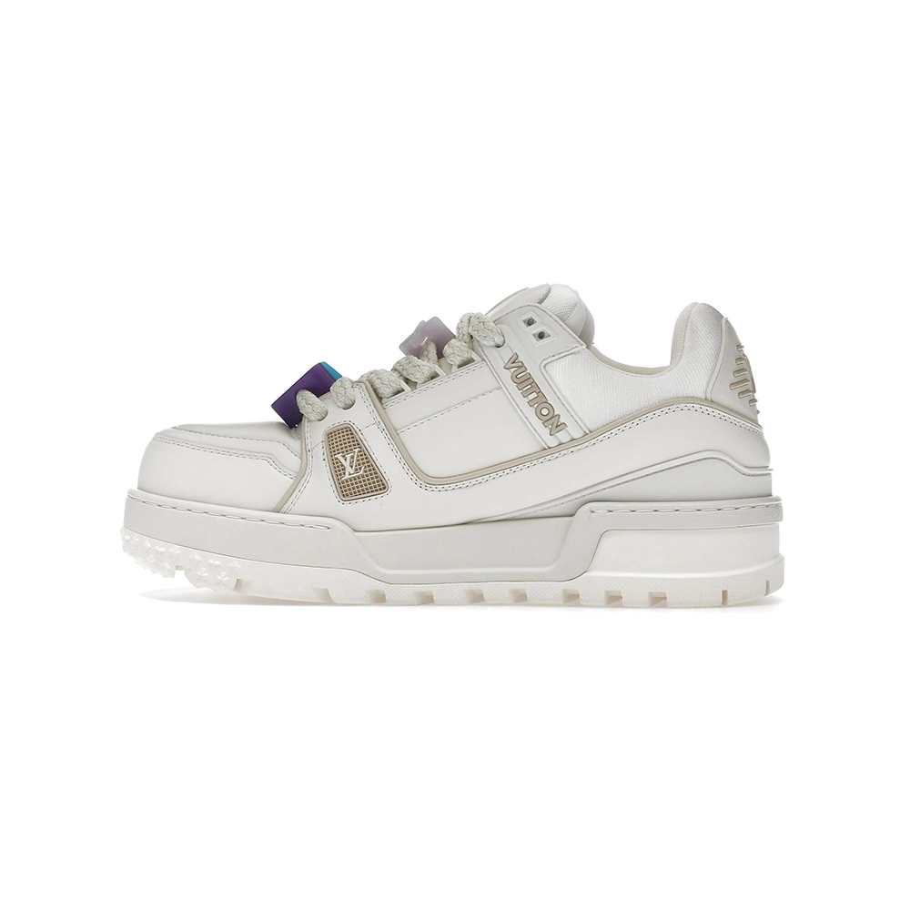 Louis Vuitton LV Trainer Maxi white,Louis Vuitton Maxi,LOUIS VUITTON Reps Sneakers,Other Brand Reps Sneakers