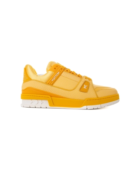 Louis Vuitton LV Trainer Yellow White,Louis Vuitton Trainer,LOUIS VUITTON Reps Sneakers,Other Brand Reps Sneakers