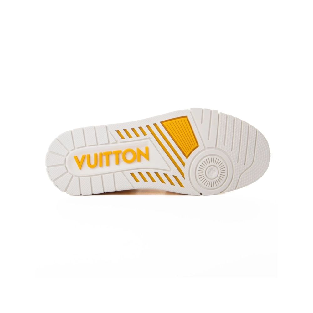 Louis Vuitton LV Trainer Yellow White,Louis Vuitton Trainer,LOUIS VUITTON Reps Sneakers,Other Brand Reps Sneakers