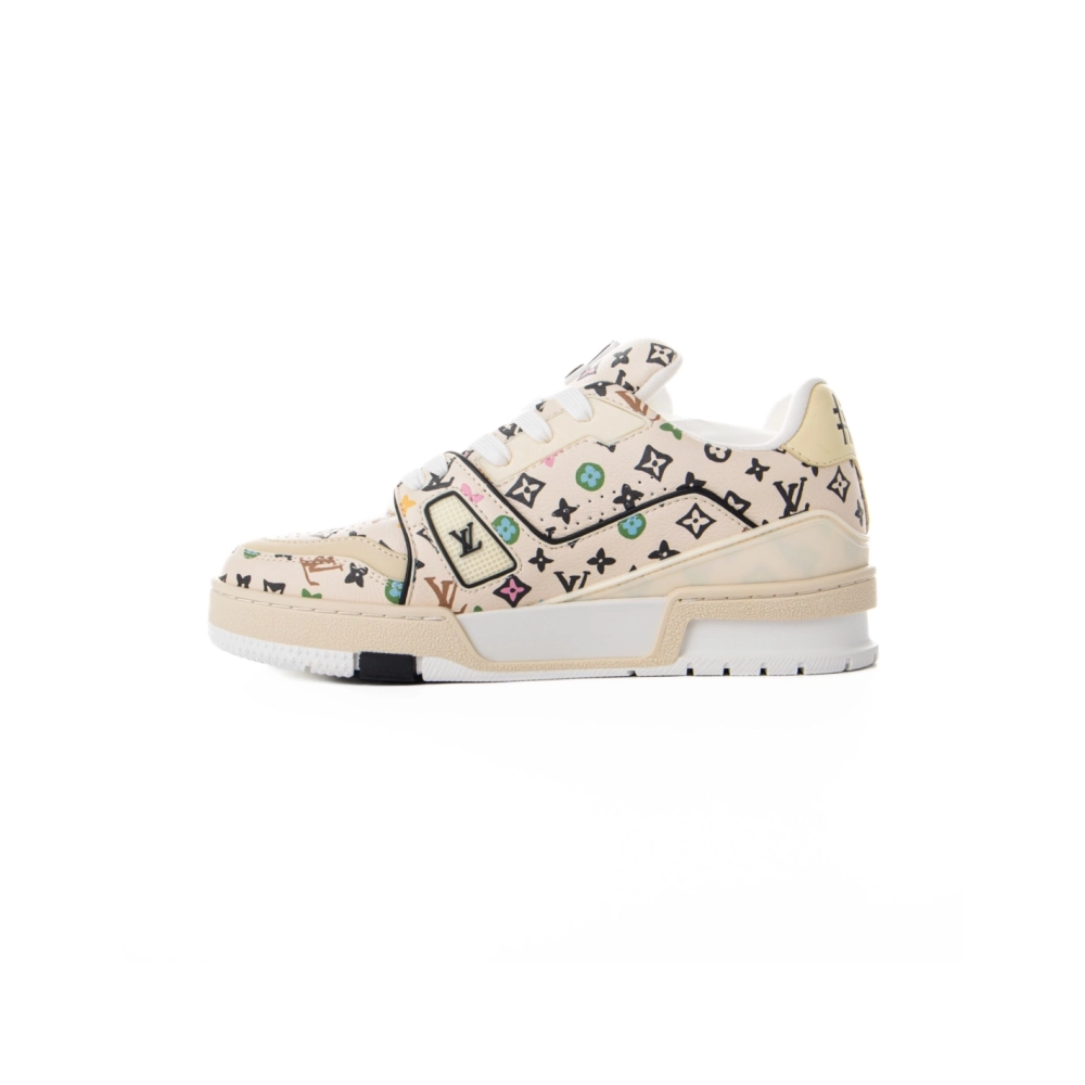 Louis Vuitton Trainer Beige,Louis Vuitton Trainer,LOUIS VUITTON Reps Sneakers,Other Brand Reps Sneakers
