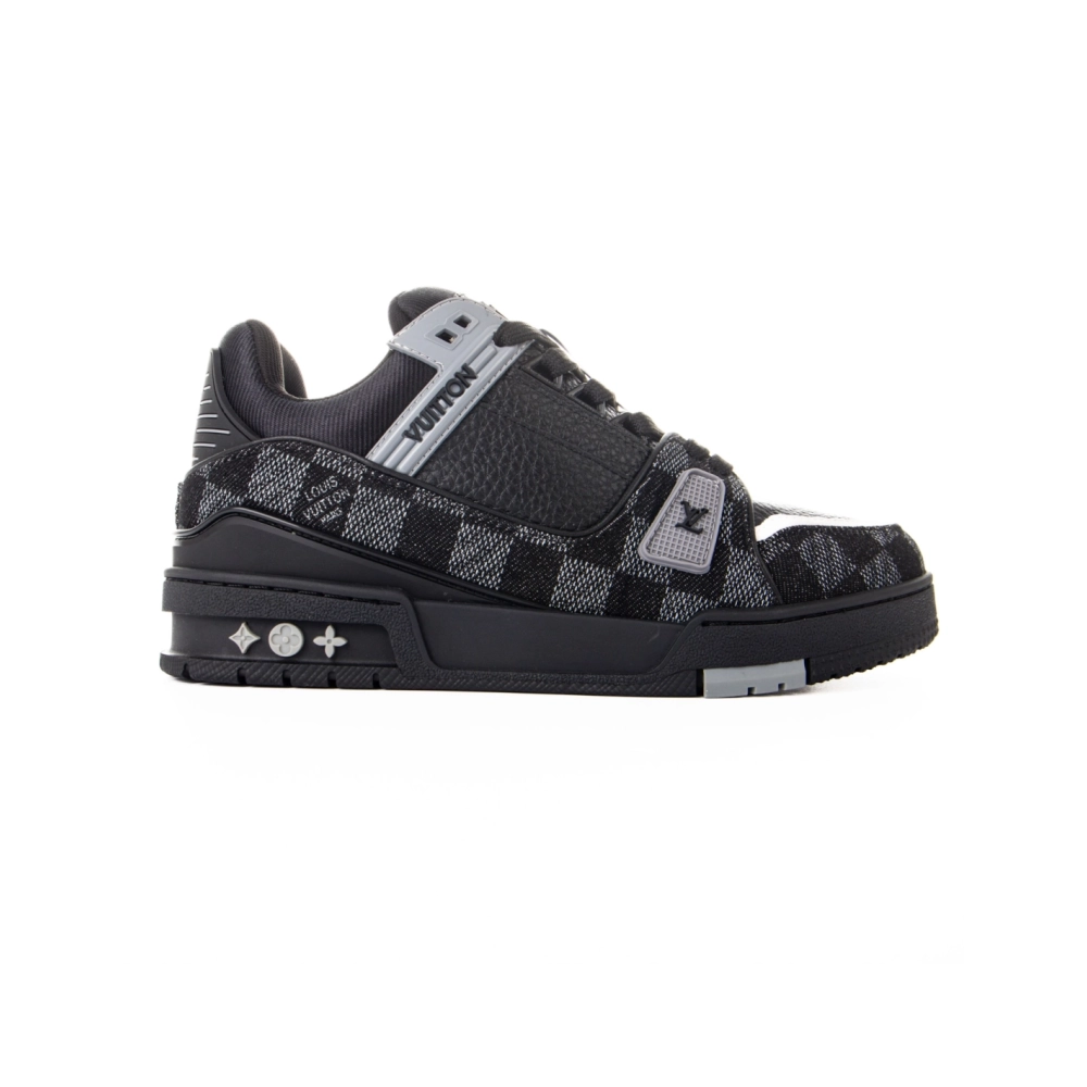 Louis Vuitton Trainer Black,Louis Vuitton Trainer,LOUIS VUITTON Reps Sneakers,Other Brand Reps Sneakers