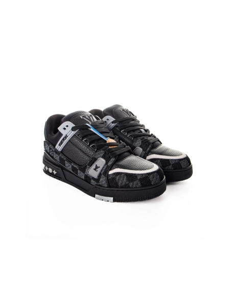 Louis Vuitton Trainer Black,Louis Vuitton Trainer,LOUIS VUITTON Reps Sneakers,Other Brand Reps Sneakers