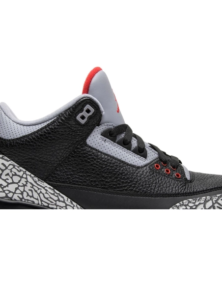 AIR JORDAN 3 RETRO OG BLACK CEMENT 2018 854262 001,AIR JORDAN 3,Air Jordan