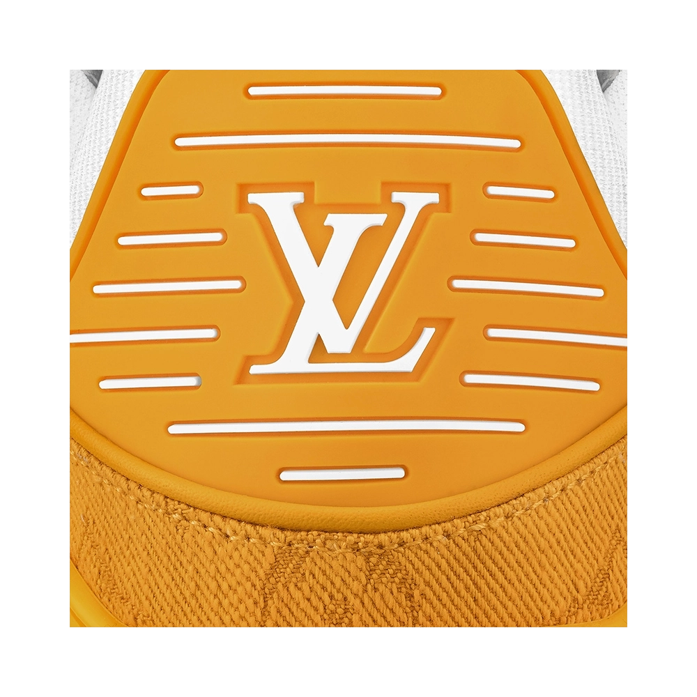 Louis Vuitton Trainer Low Yellow Monogram Denim,Louis Vuitton Trainer,LOUIS VUITTON Reps Sneakers,Other Brand Reps Sneakers