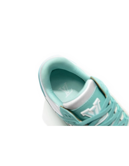 Louis Vuitton LV Trainer Green White,Louis Vuitton Trainer,LOUIS VUITTON Reps Sneakers,Other Brand Reps Sneakers