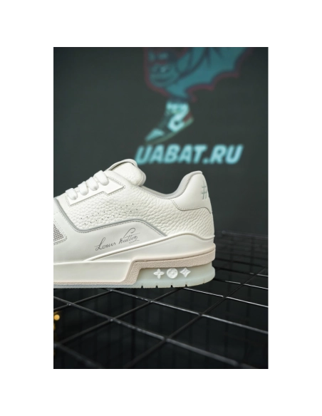Louis Vuitton Trainer White Signature,Louis Vuitton Trainer,LOUIS VUITTON Reps Sneakers,Other Brand Reps Sneakers