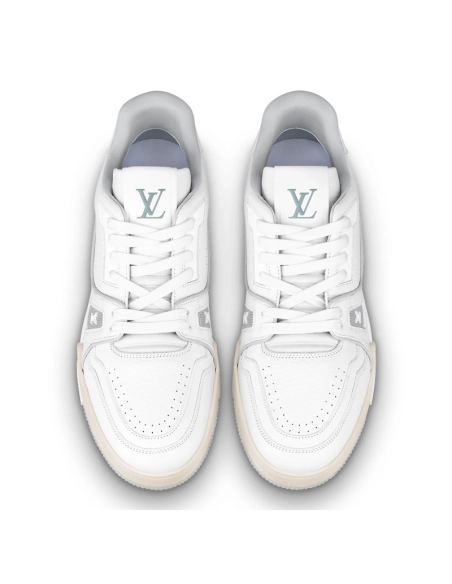 Louis Vuitton Trainer White Signature,Louis Vuitton Trainer,LOUIS VUITTON Reps Sneakers,Other Brand Reps Sneakers