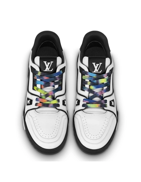 Louis Vuitton LV Trainer Black White,Louis Vuitton Trainer,LOUIS VUITTON Reps Sneakers,Other Brand Reps Sneakers