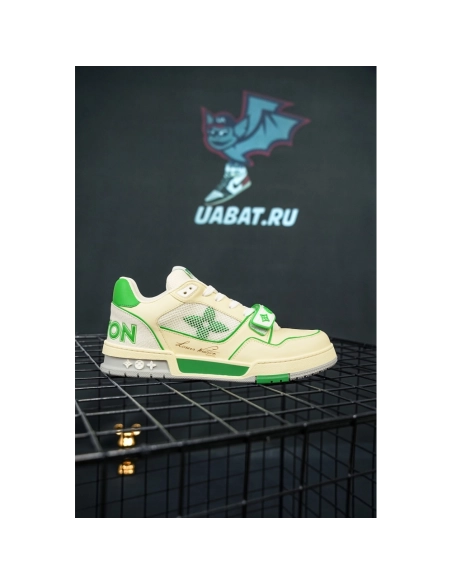 Louis Vuitton Trainer Green Mesh,Louis Vuitton Trainer,LOUIS VUITTON Reps Sneakers,Other Brand Reps Sneakers