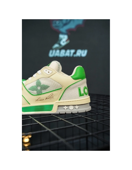 Louis Vuitton Trainer Green Mesh,Louis Vuitton Trainer,LOUIS VUITTON Reps Sneakers,Other Brand Reps Sneakers